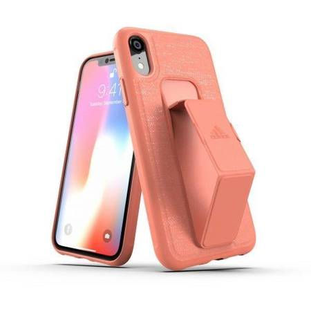 Adidas SP Grip Case iPhone Xr koralowy/chalk coral 32856